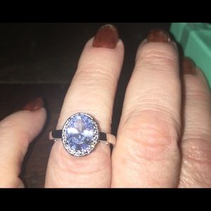 Sky Blue Topaz ring